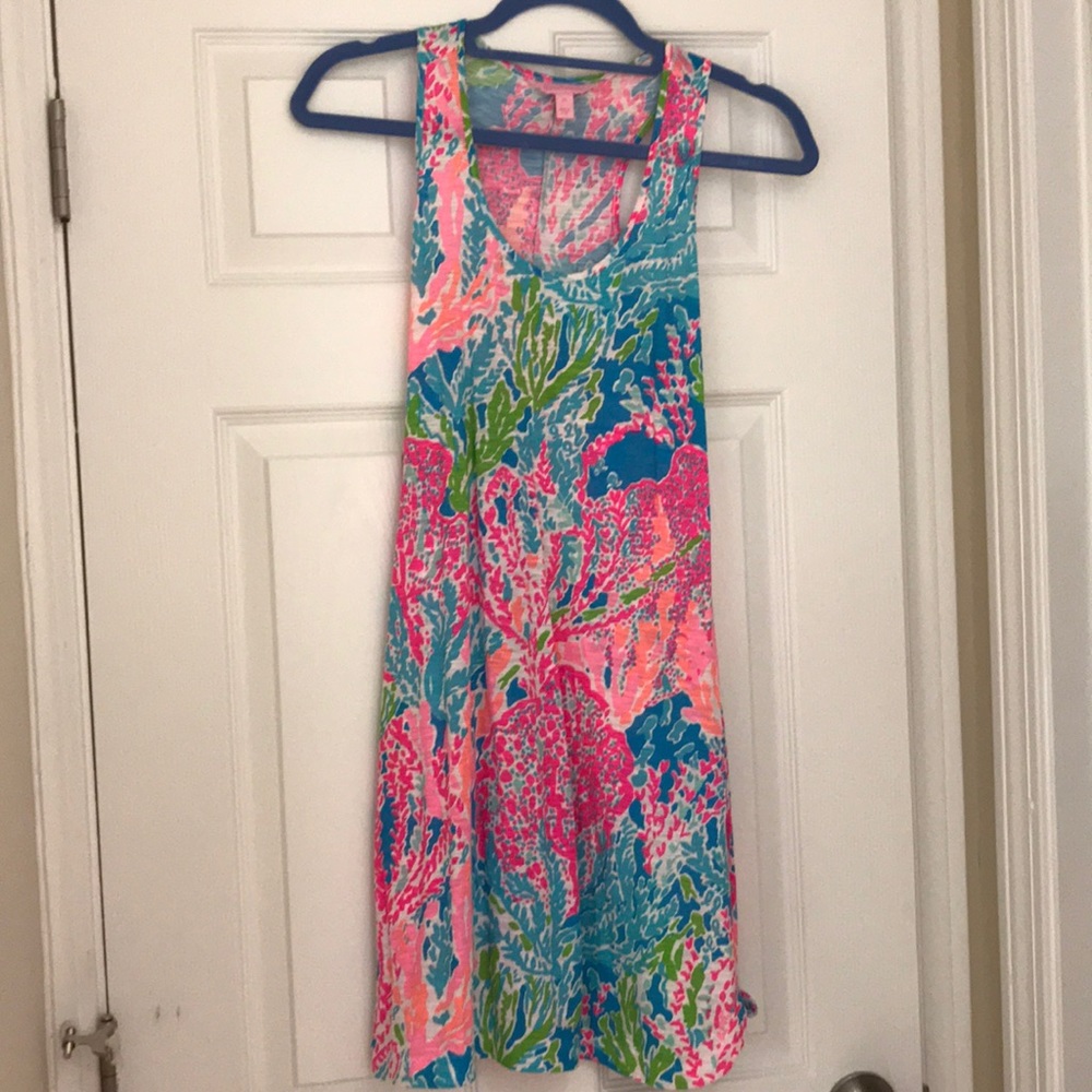 Lilly Pulitzer Cotton Racerback Tank Dress